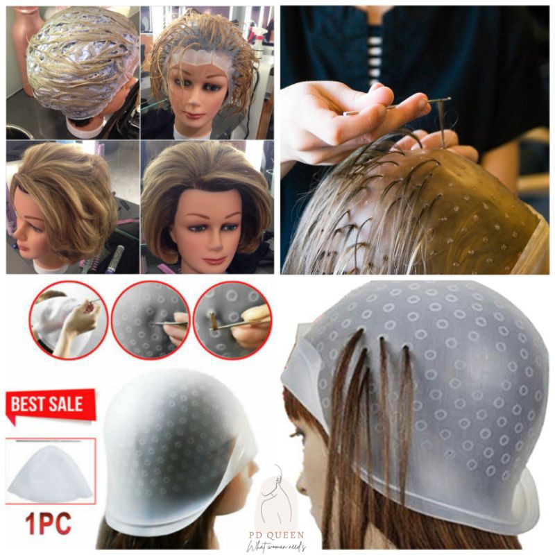 Topi Highlight Rambut / Magic Cap / Highlight Rambut Berwarna