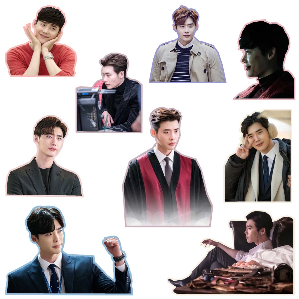 Stiker Lee Jong Suk Sticker BISA CUSTOM Lee Jung Suk Big Mouse Big Mouth Idol Kpop Drakor Oppa Seoul