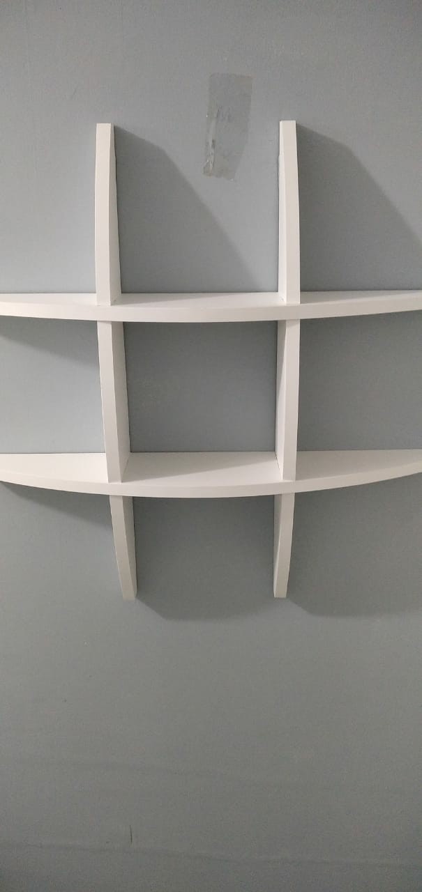 Dekorasi Dinding Bentuk Pagar Minimalis Floating Shelves | Massironi Hiasan Ambalan Dinding