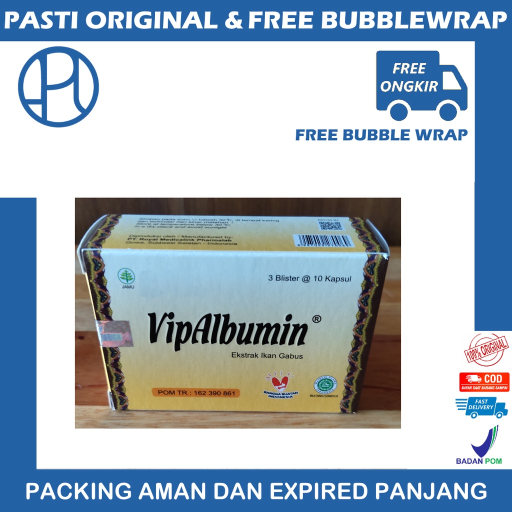 VIP ALBUMIN VIPALBUMIN SUPLEMEN EKSTRAK IKAN GABUS