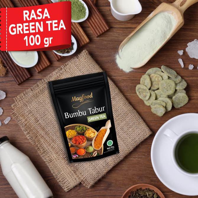 

MAGFOOD BUMBU TABUR GREEN TEA 100 GRAM