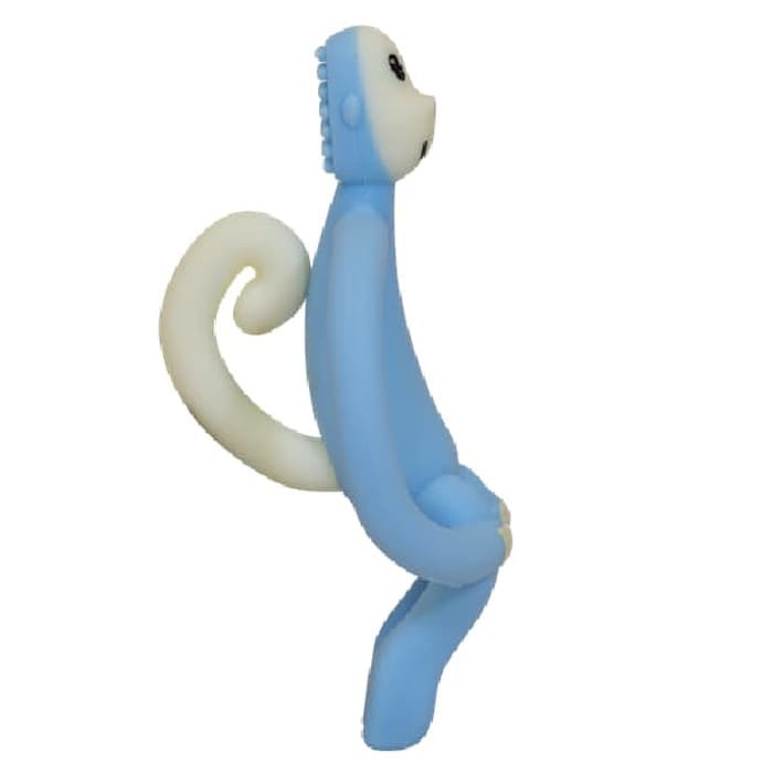 Matchstick Monkey Teether LIGHT BLUE