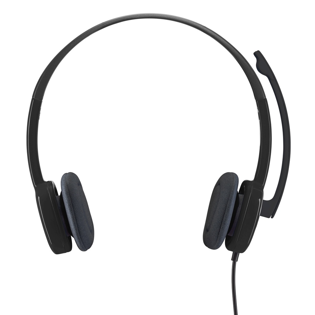 Logitech H151 Headset Stereo dengan Mikrofon Noise-Cancelling dan Single Jack 3.5 mm