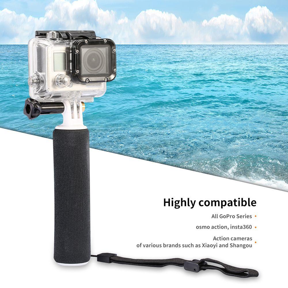 POPULAR Populer Pegangan Tangan Aksesoris Batang Tiang Strap Floatancy Untuk GoPro Hero10 9 8 7 6 5 4 3 Xiomi Yi