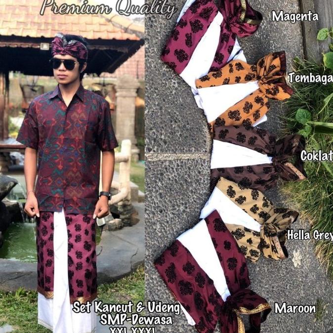 Dijual Setelan Set Pakaian Adat Bali Pria Sudah Jadi Tbk