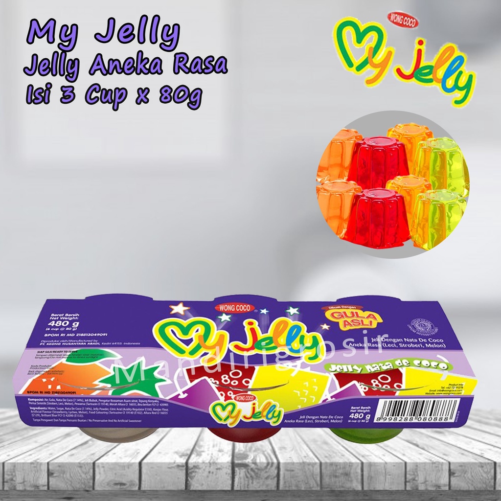 

My Jelly *Wong Coco * Jelly Aneka Rasa * Isi 3cup X 80g