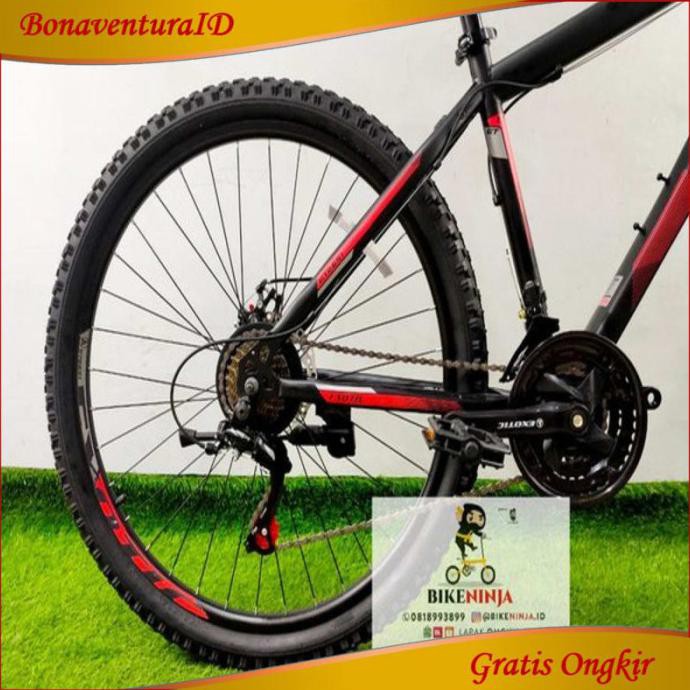 Mtb Sepeda Gunung Pacific Exotic Et-2651-Fl Mtb 27.5 27-Speed - Black Abriizshop