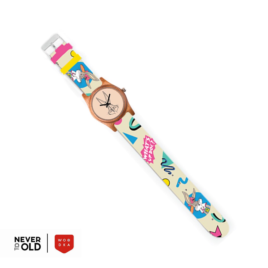 Woodka – Mini Loca Jati Classic Bugs Jam Tangan Kayu