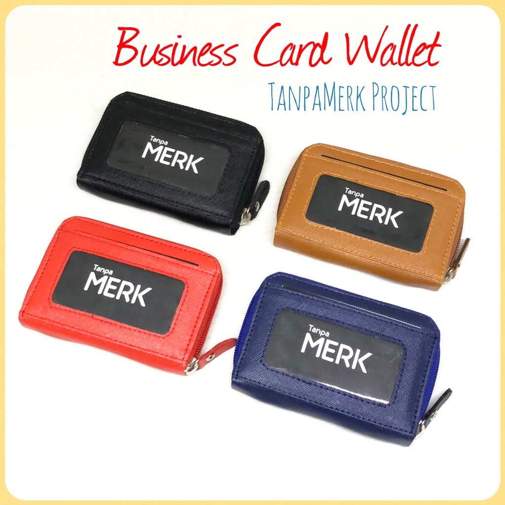 dompet kartu TanpaMerk original business card wallet dompet original dompet murah