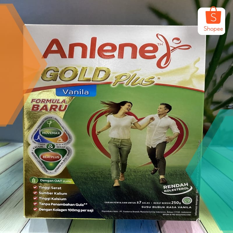 

Anlene gold plus 250gr vanilla Terlaris