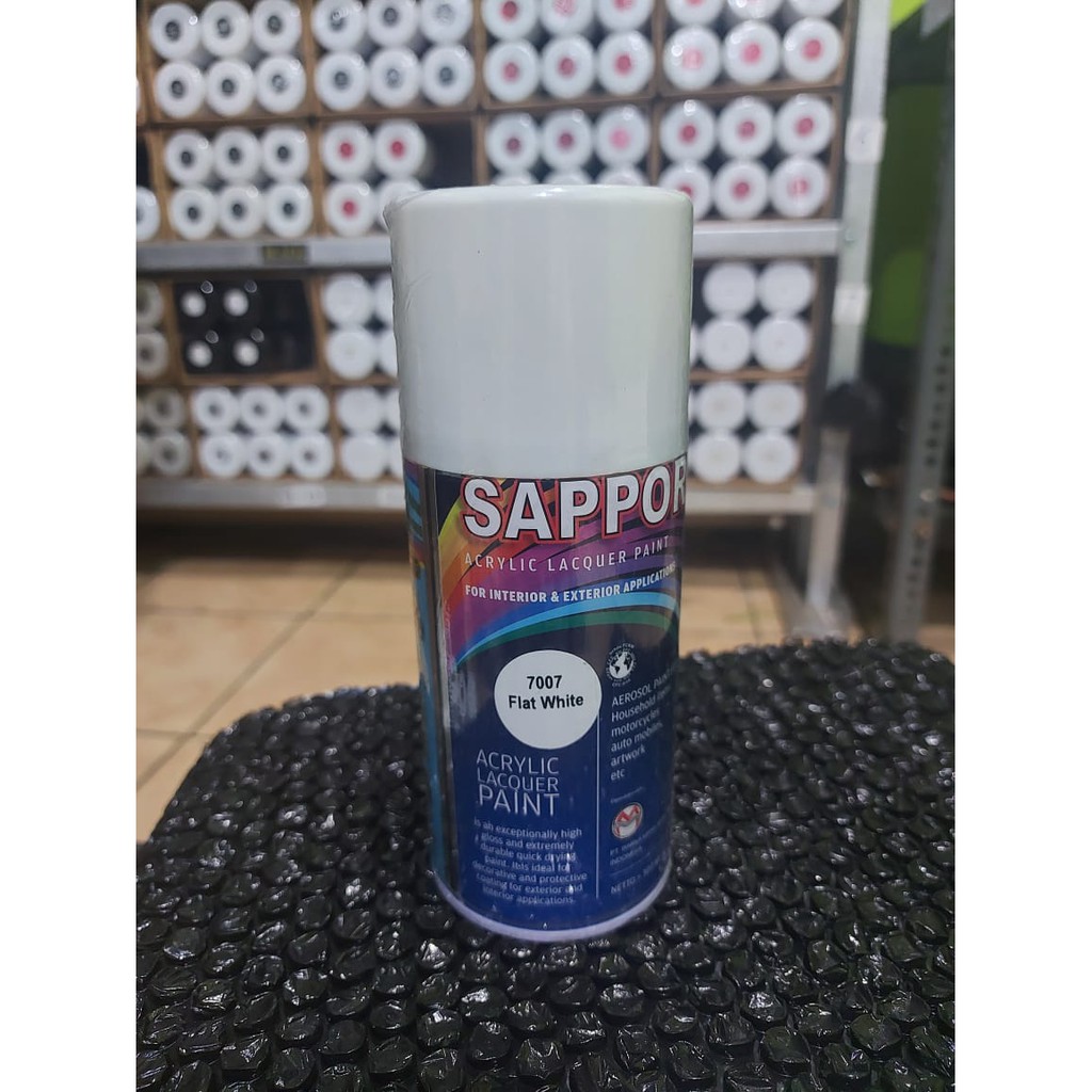 

7007-Flat White : Sapporo Spray Paint / Cat Semprot / Pylox / Pilok