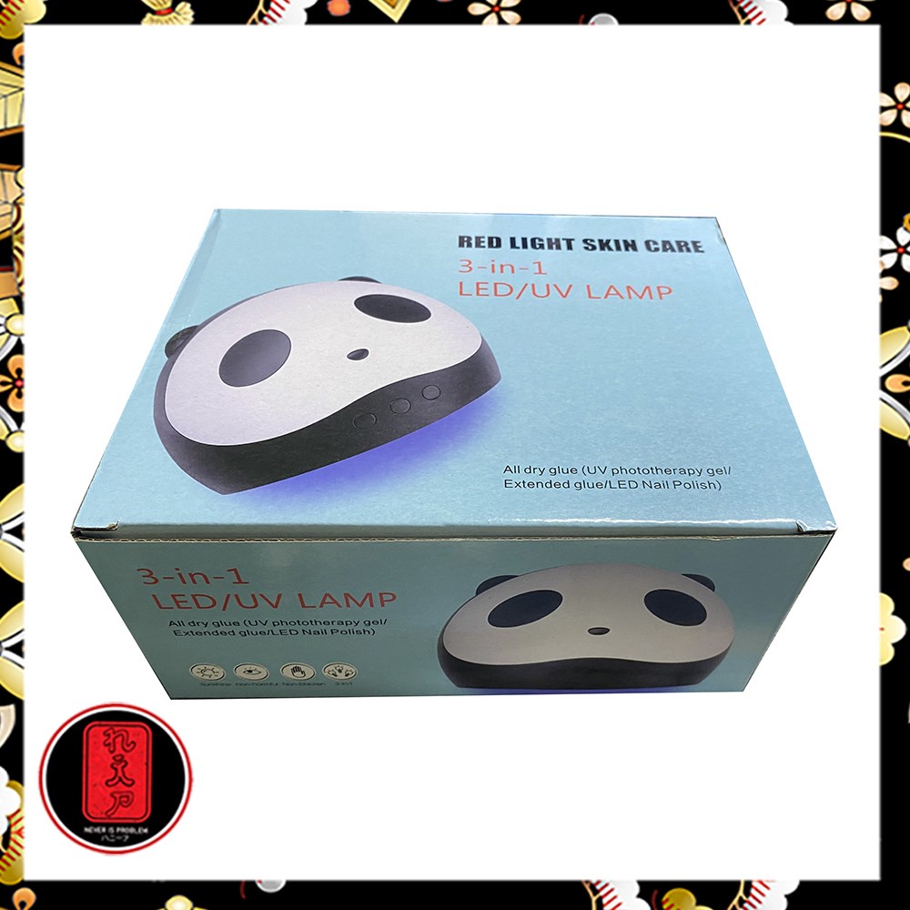 Biutte.co Pengering Kutek Kuku UV LED Panda Design 36W - X1 - Black