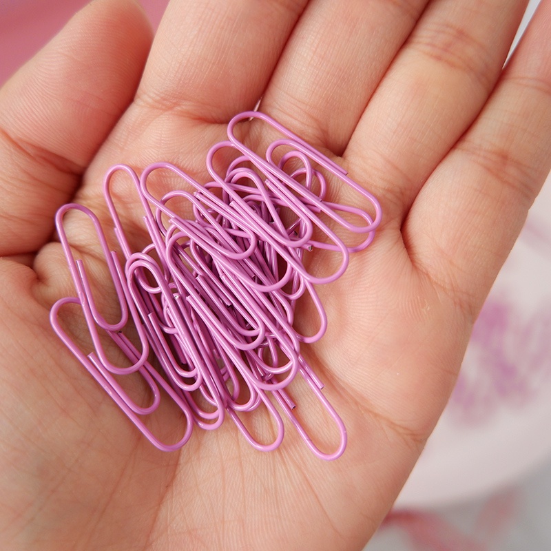 Color Sprinkle Paper Clip Pack Paperclip Warna Warni