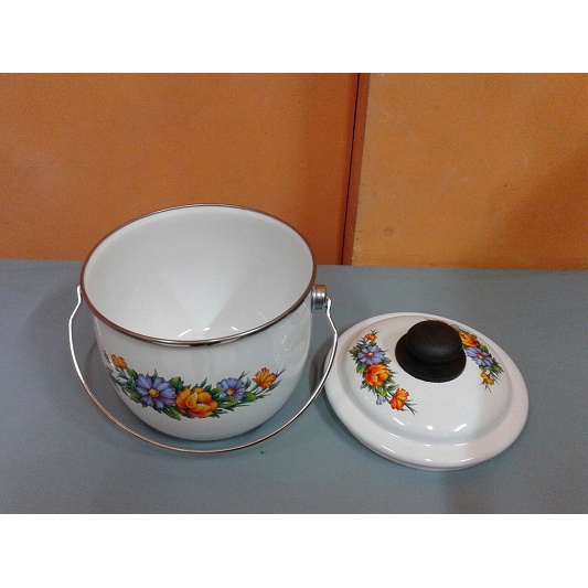 FM - Maspion Panci Periuk Porceline Enamel - 18 cm / anti lengket serbaguna