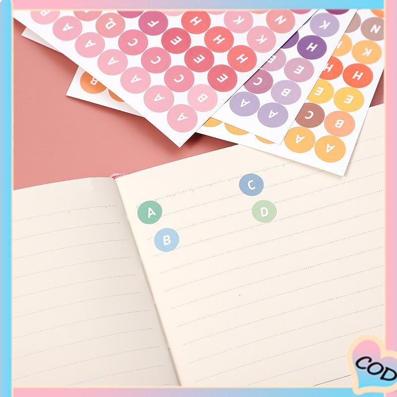 COD❤️ Stiker Deco Alphabet Untuk Number Aesthetic Sticker Sheet Kiss Cut Sticker Huruf-A.one