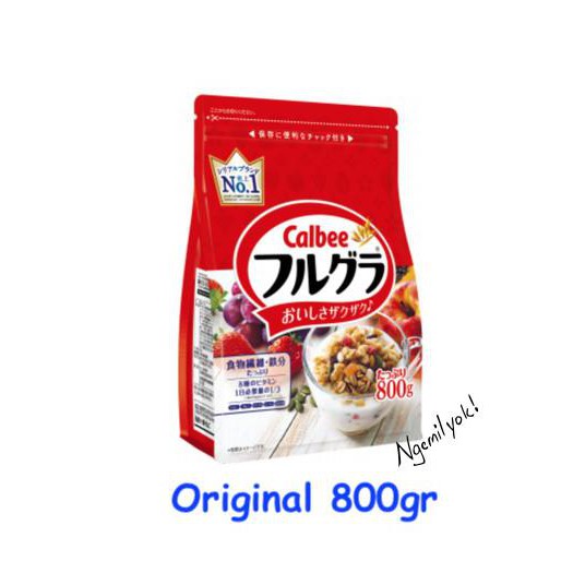 

CALBEE GRANOLA CEREAL JAPAN - ORIGINAL 800GR