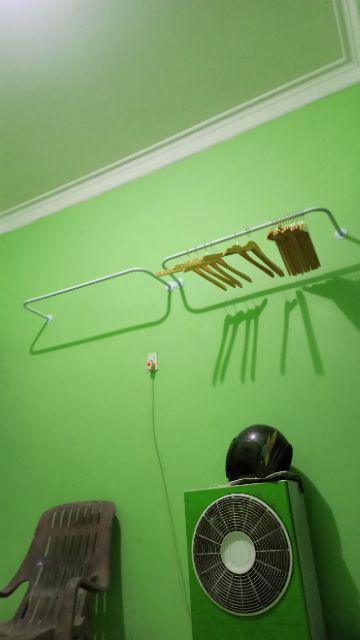 Hanger Kayu Natural Dewasa Lusinan ( 12 Pcs)