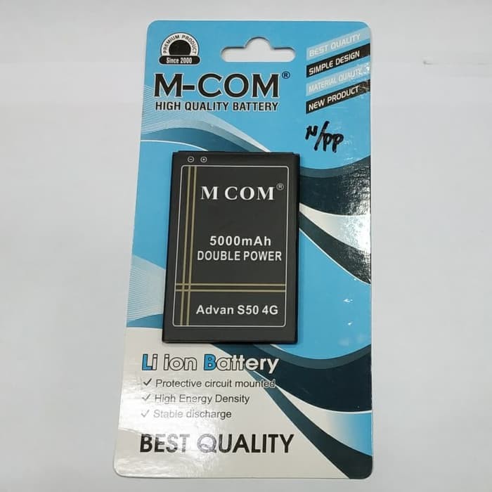 baterai advan S50 4G , ADVAN 2406 / BL-15A01 / BL 15A01 double power battery battle battre batt mant