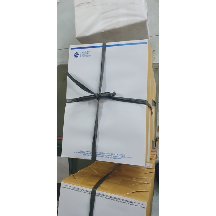 

Kop Perusahaan 2 Warna hvs80 gr Minimum 10 rim