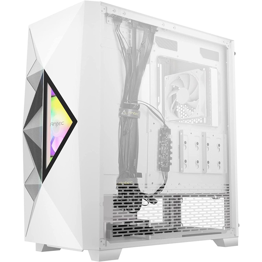 Casing Antec DF800 FLUX WHITE - F-LUX Platform - Tempered Glass