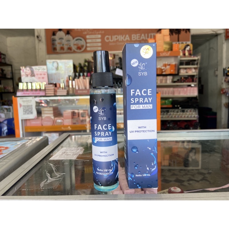 &lt;pu.px&gt; SYB face spray for man 100 ml -- face mist pria SYB man -- face spray for man pria // face spray pria men