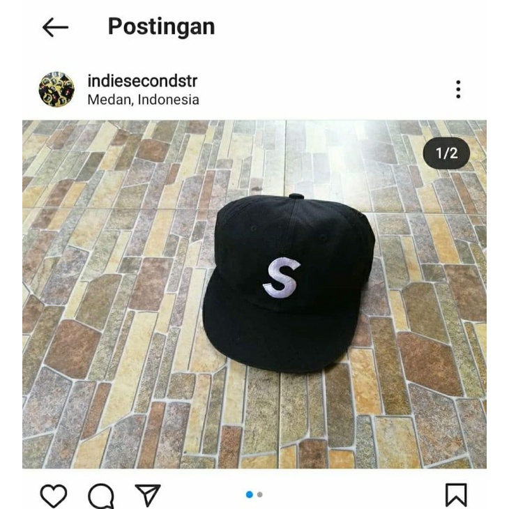 jual topi supreme logo s