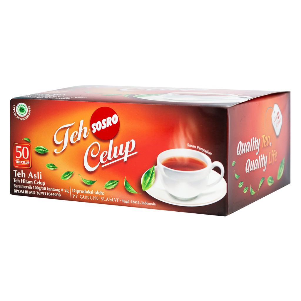 

TEH SOSRO CELUP 50 X 2 GRAM