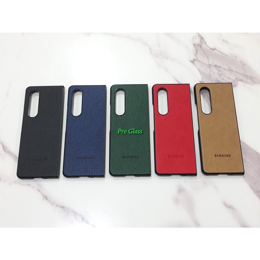 Samsung Galaxy Z Fold 3 / Z Fold 2 5G Premium Leather Hard Case Full Cover