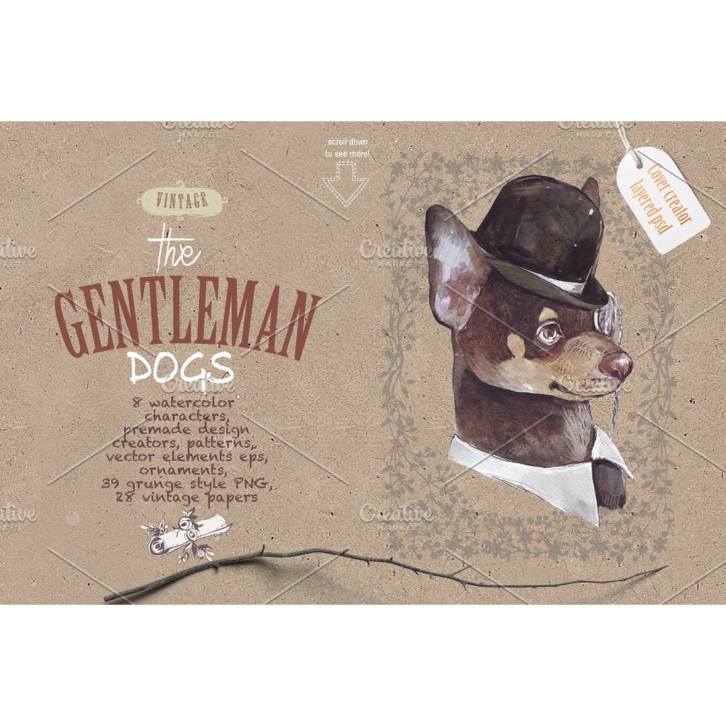 Gentleman Dogs Set