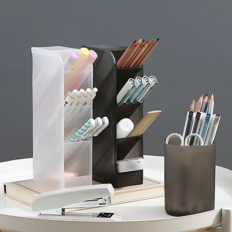 Creative Obliquely Multi-grid Inserted Pen Organizer