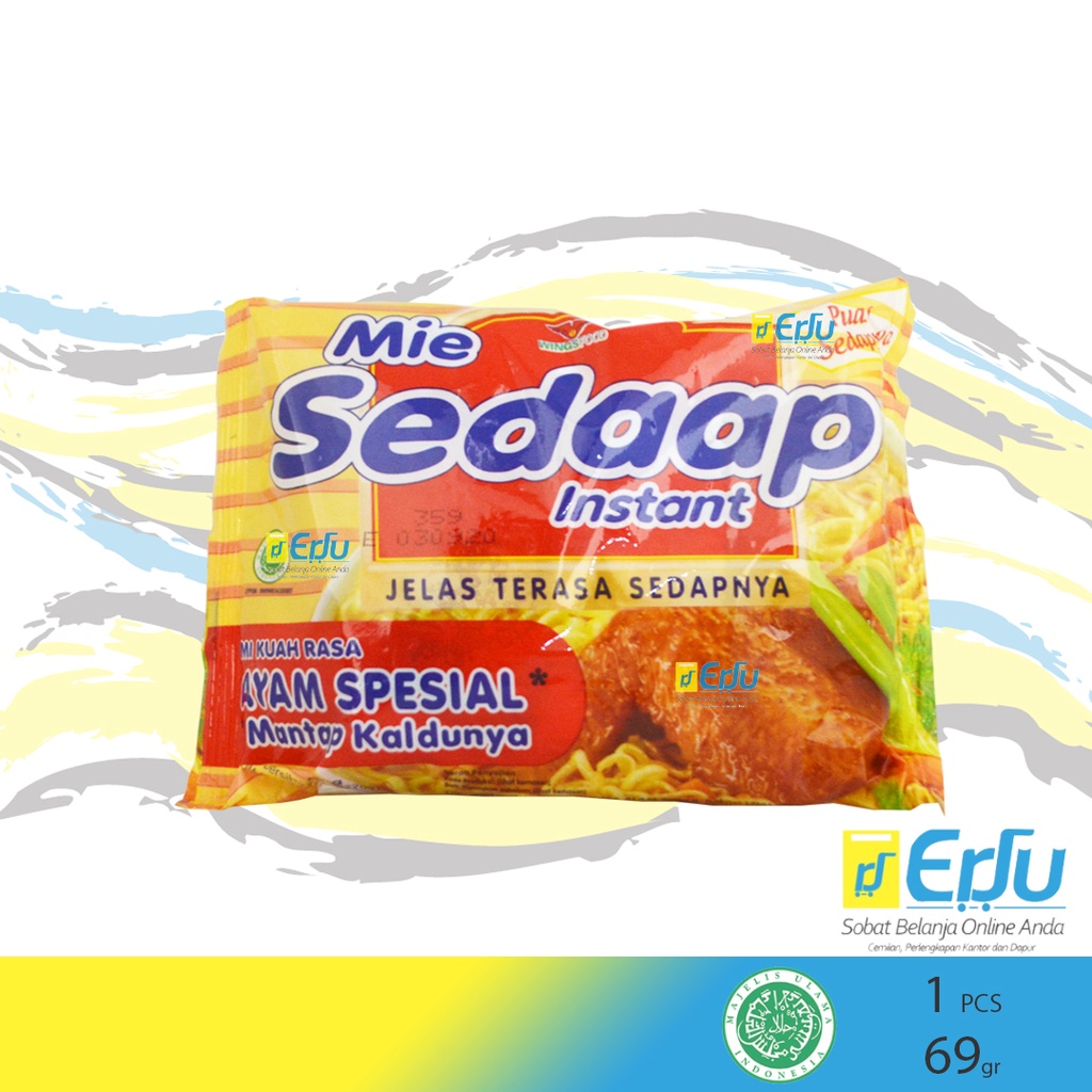 

ECER Mie Sedaap Kuah Rasa Ayam Spesial Mie Instan Kuah - 69gr