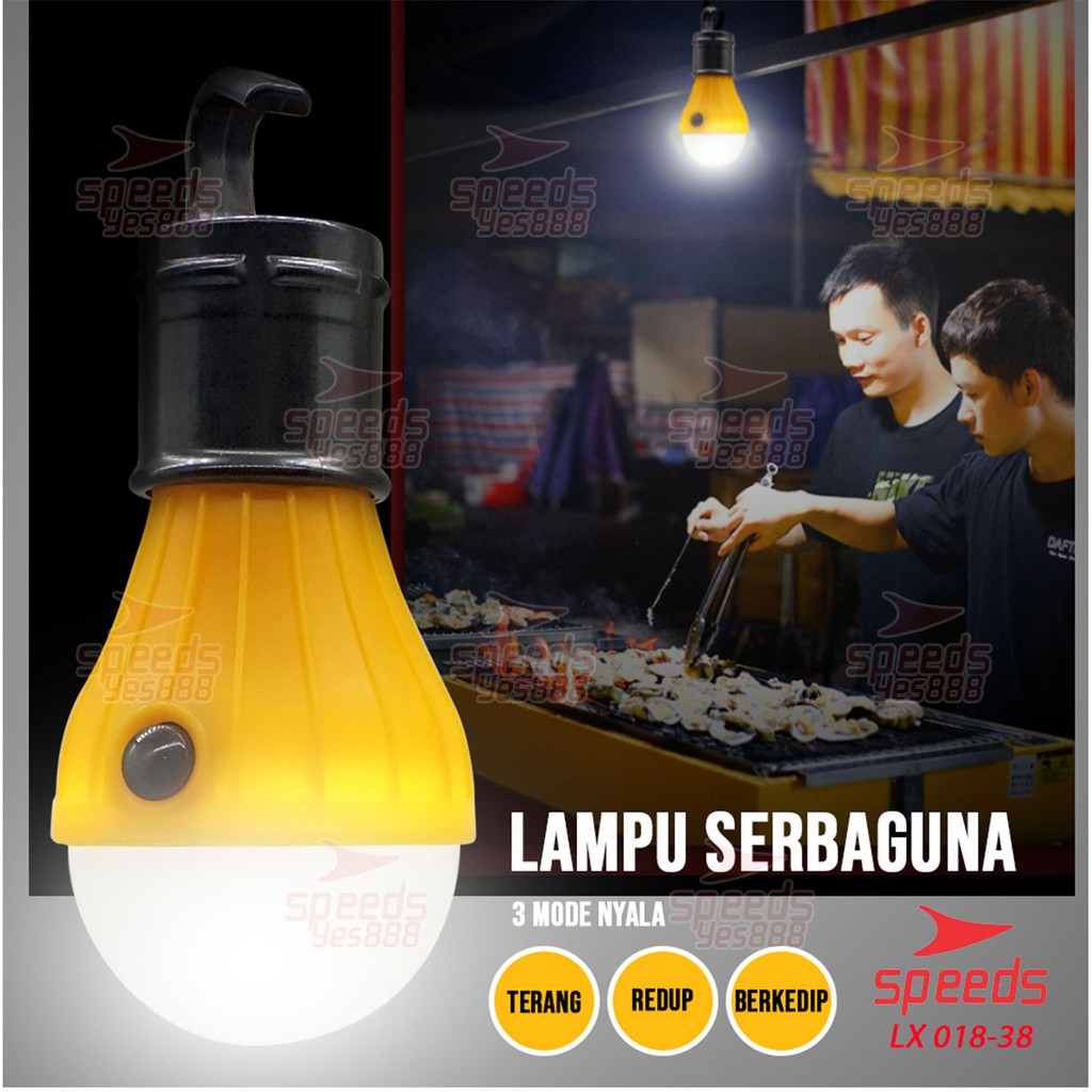 SPEEDS Lampu LED Lampu Emergency Cas Bohlam Multifungsi Lampu Gantung Outdoor 018-38