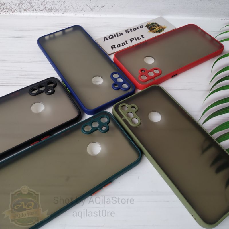 Case Aero Realme C3 / RMX2027 / RMX2020 / RMX2021 Softcase Aero Fuse Transparan Doff