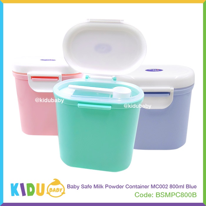 Baby Safe Tempat Susu Bayi Milk Powder Container MC002 800ml Kidu Baby