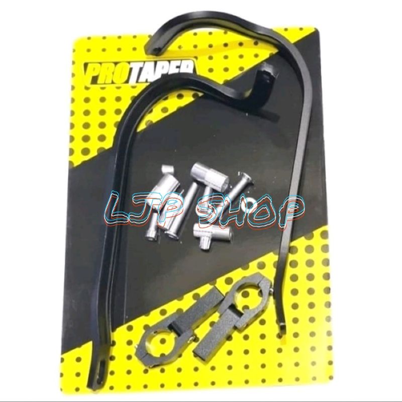 PAKET STANG FATBAR PROTAPER EVO LOW PLUS BUSA DAN HANDGUARD TULANG