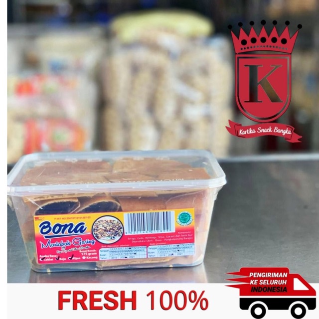 

Martabak Kering Khas Bangka Cap Bona 175gr