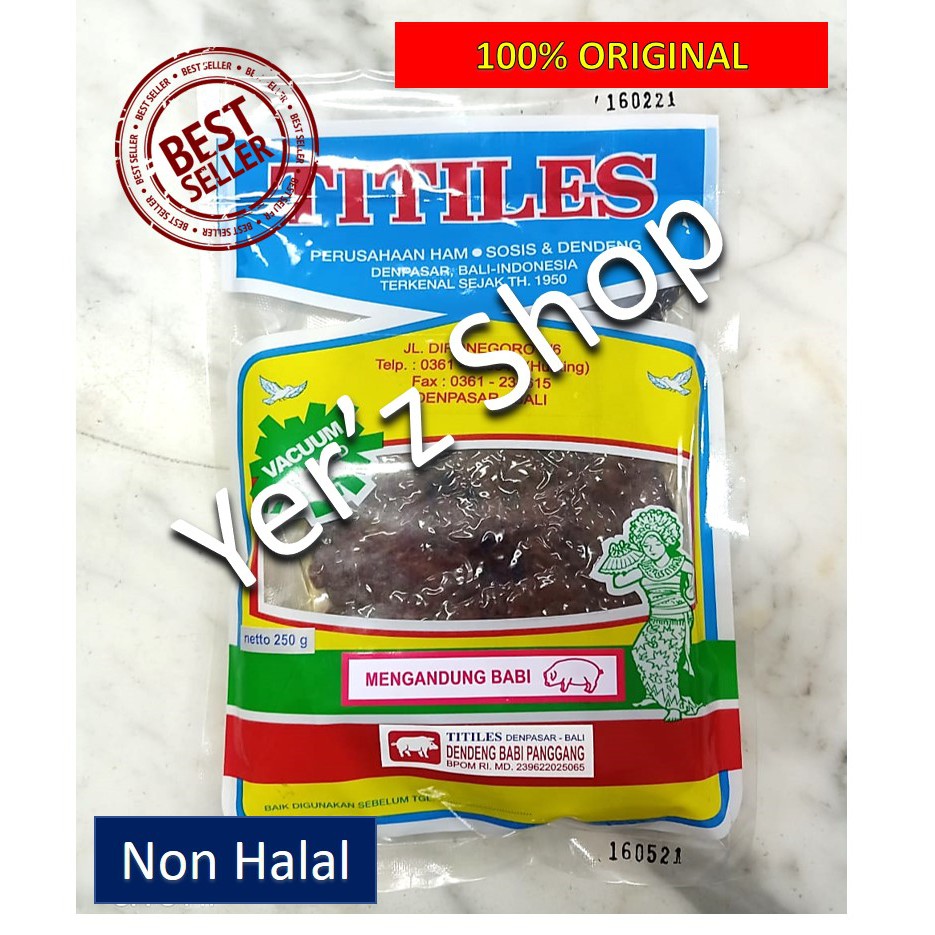 DENDENG BABI PANGGANG MANIS TITILES 250GR | Shopee Indonesia