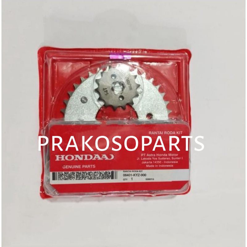 Gear Set Gir Set Honda Supra X 125 Helm-In FI Injeksi KYZ