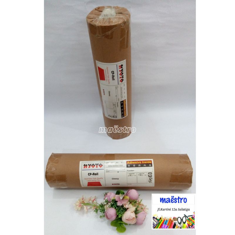 

Plastik Laminating Glossy Roll Kyoto 330 / Laminasi Rol