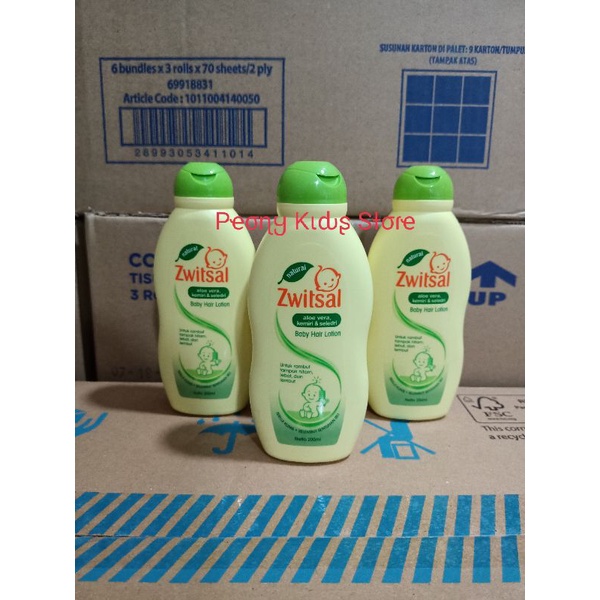 Zwitsal Baby Hair Lotion Aloe Vera Kemiri Seledri 200ml /Hair Lotion Switzal 200 ml lidah buaya