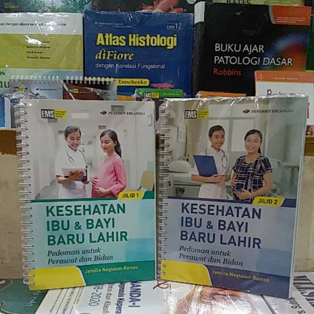 BUKU 1 PAKET KESEHATAN IBU &amp; BAYI BARU LAHIR JILID 1 DAN JILID 2 ORIGINAL