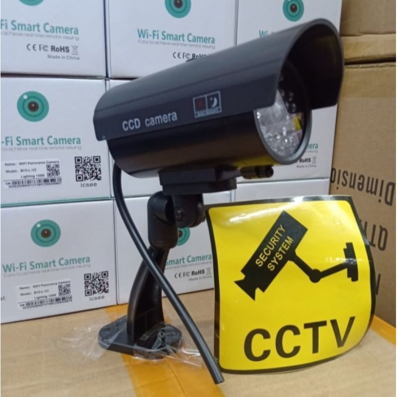 Fake kamera cctv Dummy Kamera Palsu Simulasi Tiruan Outdoor