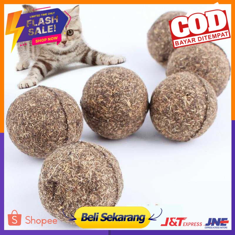 Mainan Cakaran Kucing Bentuk Bola Aroma Catnip Cat Scratcher Ball