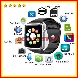 Promo Cognos Smartwatch A1   GSM   Hitam Diskon