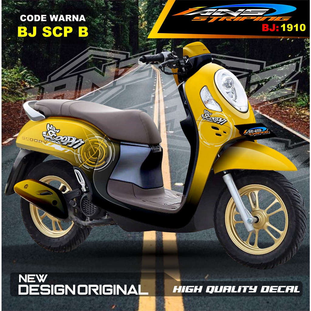 DECAL STIKER FULL BODY SCOOPY / STICKER ALL NEW SCOOPY / STIKER FULL BODY SCOOPY TERMURAH / STIKER MOTOR SCOOPY / STIKER MOTOR