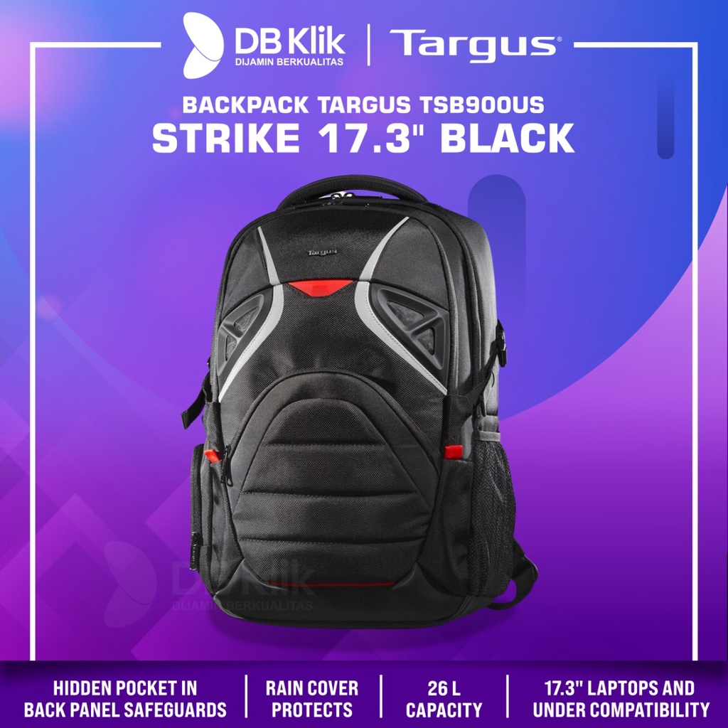 Backpack Gaming Laptop TARGUS TSB900US STRIKE 17.3&quot; - Targus TSB 900US