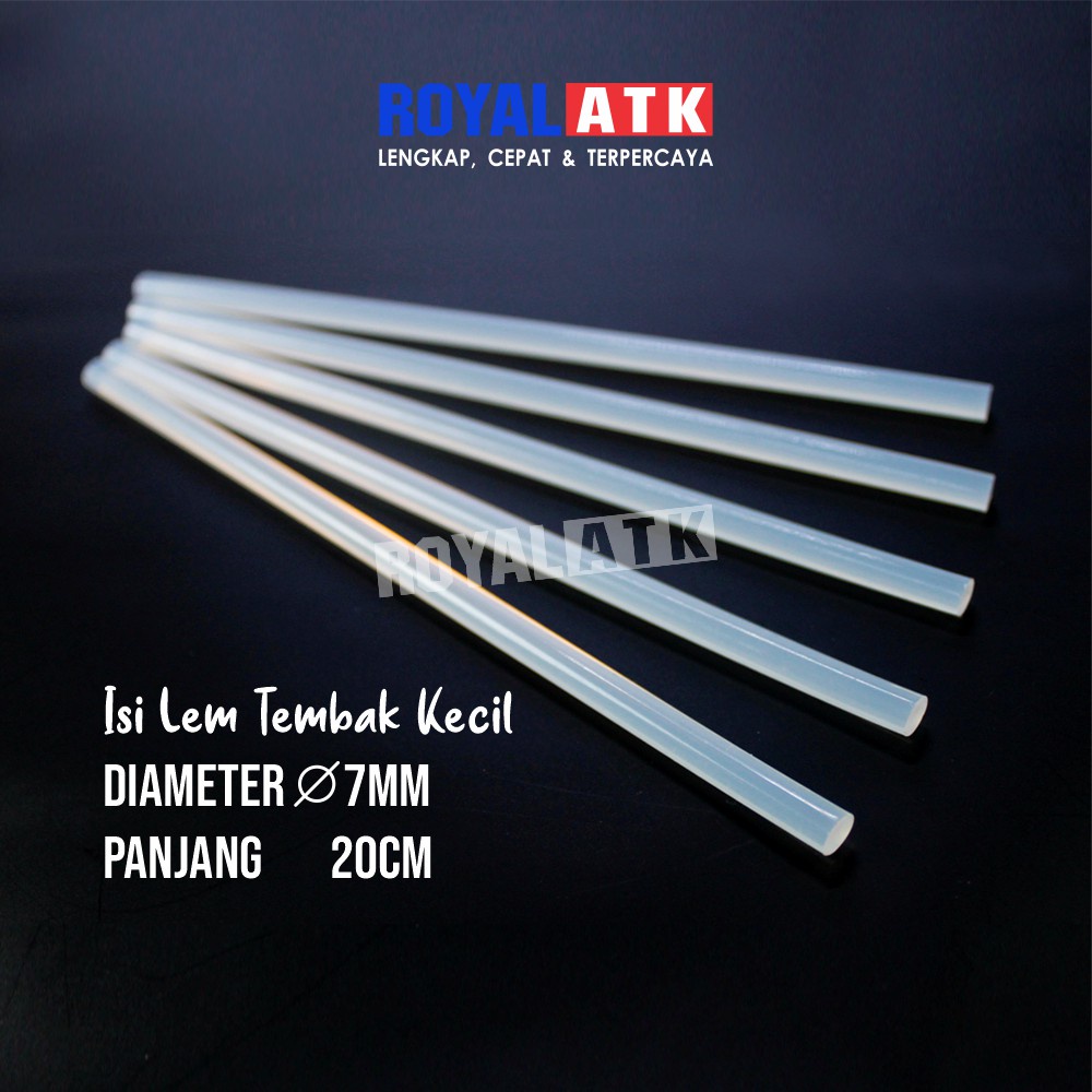 

Refill / Isi Lem Tembak Lem Bakar Kecil 20 cm isi 5 Pcs