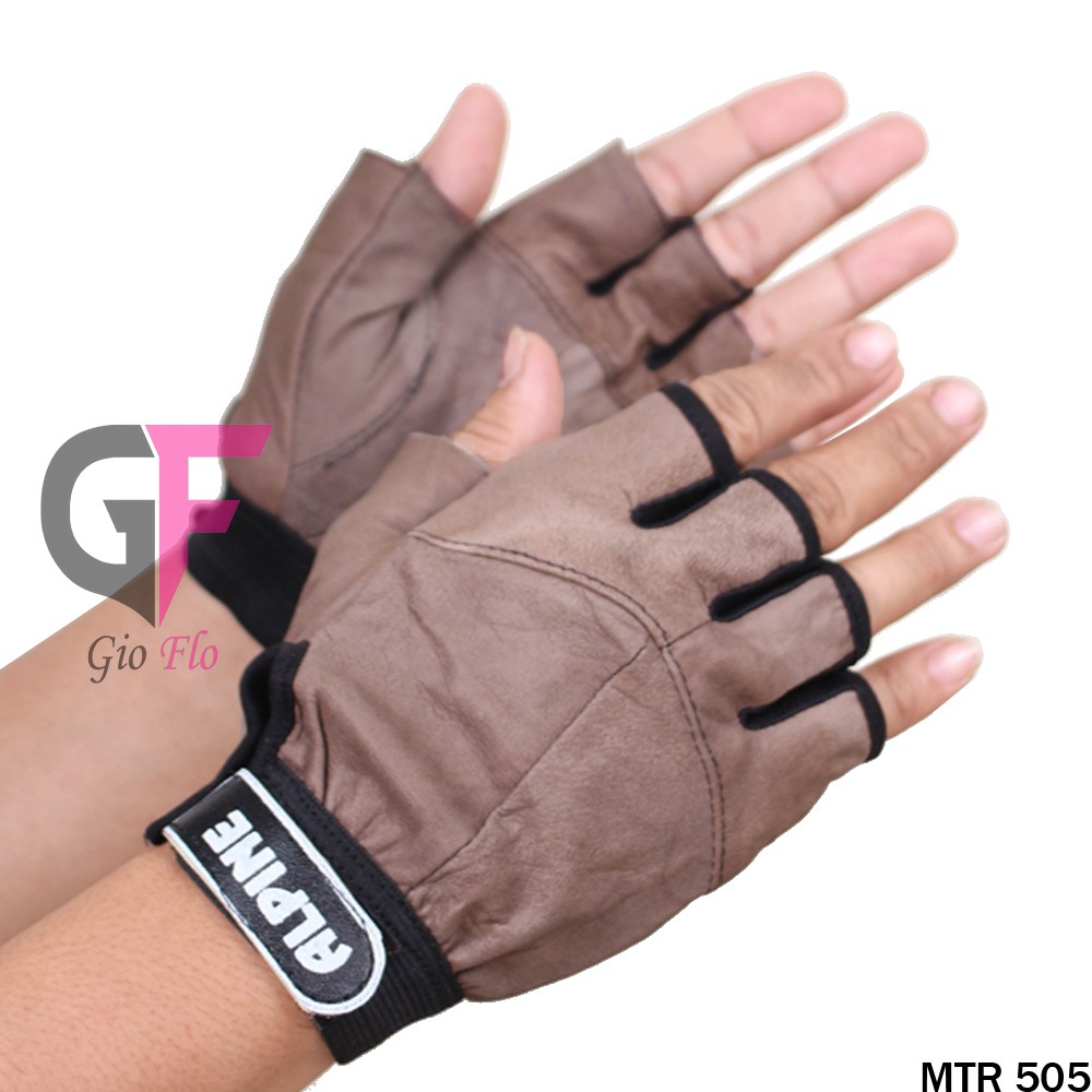 GIOFLO Sarung Tangan Lis Pendek Dark Brown / MTR 505