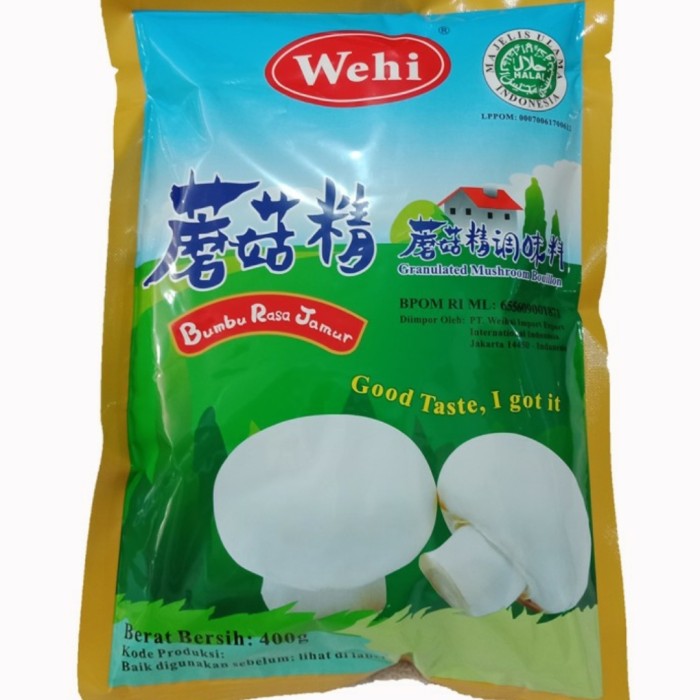 

Ready- Wehi Kaldu Jamur Mo Gu Jing 400Gr (Dikirim 2 Bungkus 200Gram)