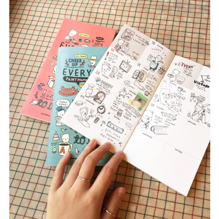 

Jualan Paint Many Tomorrow Everyday Diary / Buku Agenda Dan Catatan Gilaa!!!